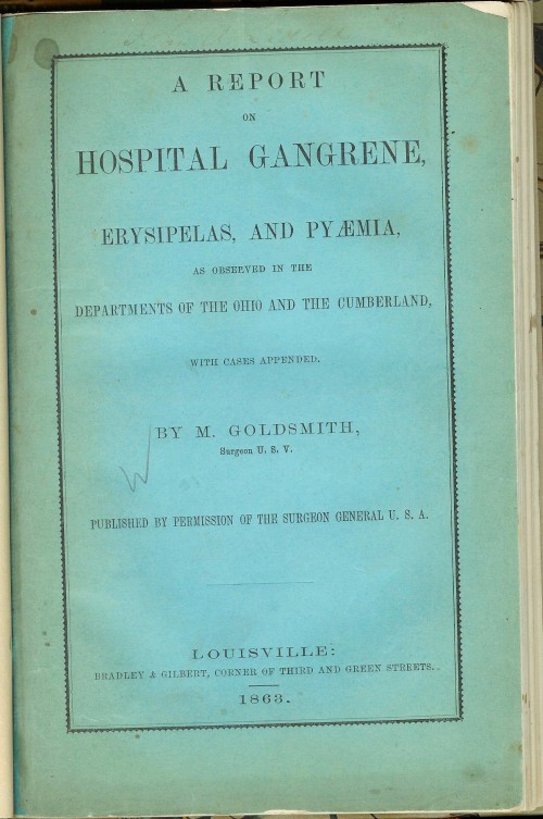 goldsmith hospital gangrene